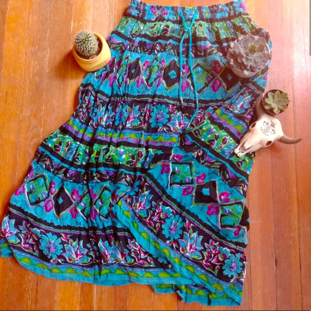 Bright Boho Skirt